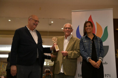 Ramon Serra, un home del ciclisme, rep el Premi Panathlon Club Sabadell
